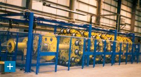 Armouring line for umbilicals